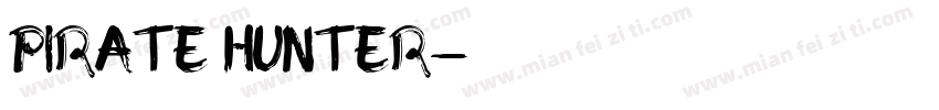 pirate hunter字体转换